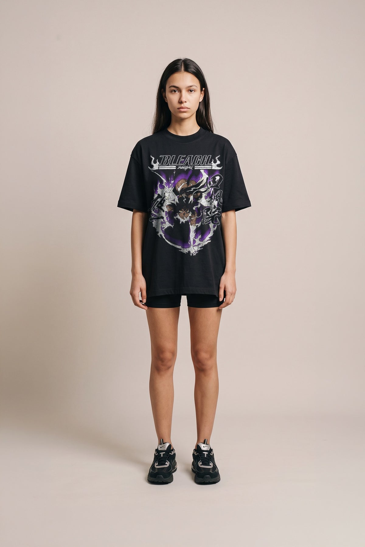 YORUICHI GOT | BLEACH | PREMIUM BLACK OVERSIZE TEE