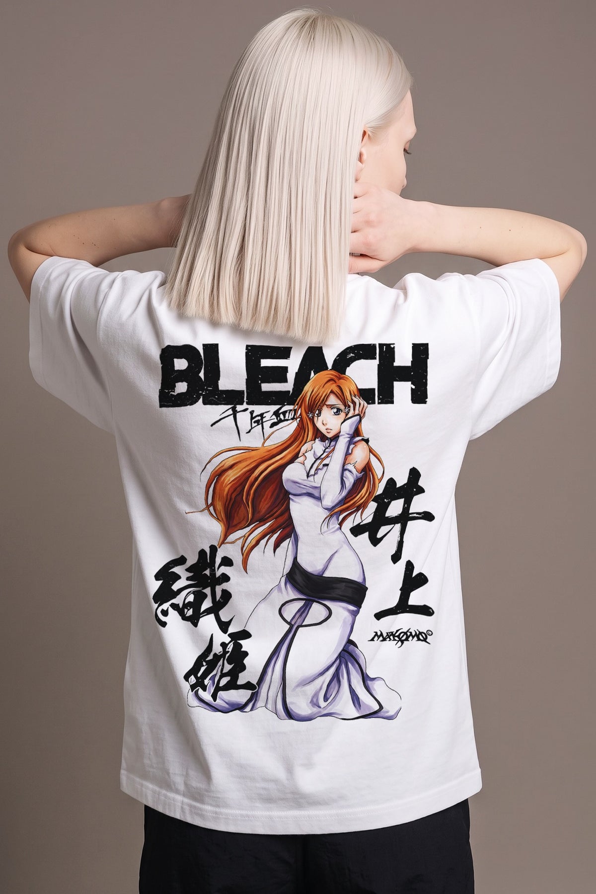 ORIHIME | BLEACH | PREMIUM WHITE OVERSIZE TEE