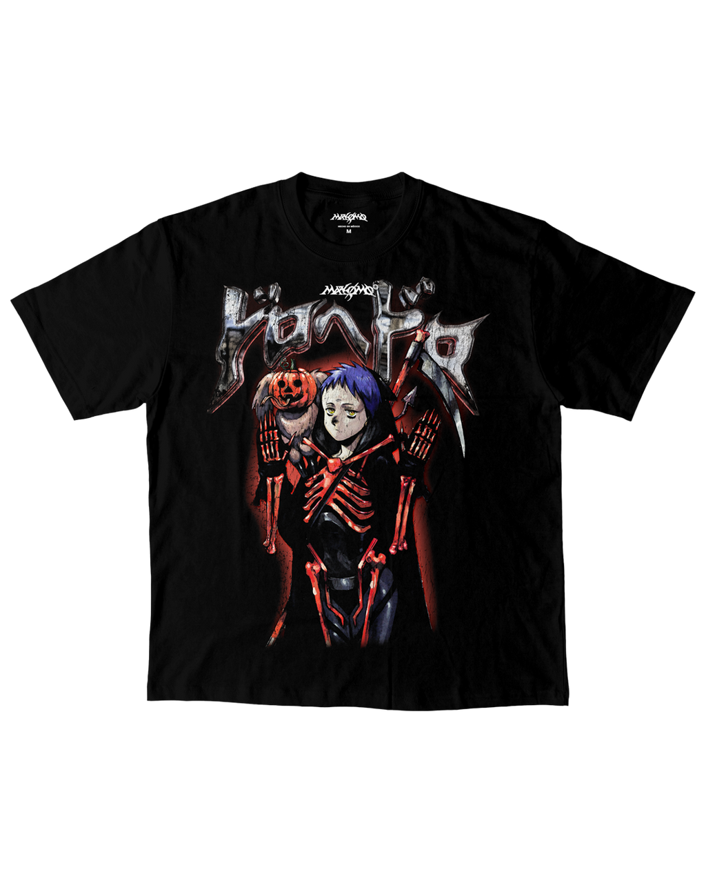 EBISU | DOROHEDORO | PREMIUM BLACK OVERSIZE TEE