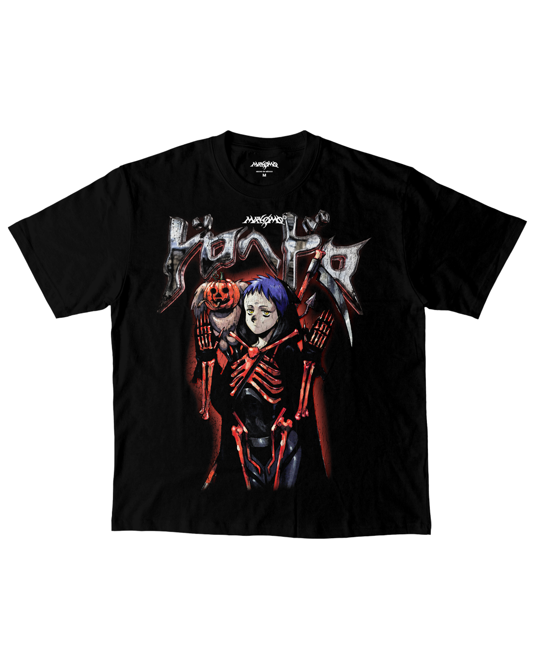 EBISU | DOROHEDORO | PREMIUM BLACK OVERSIZE TEE