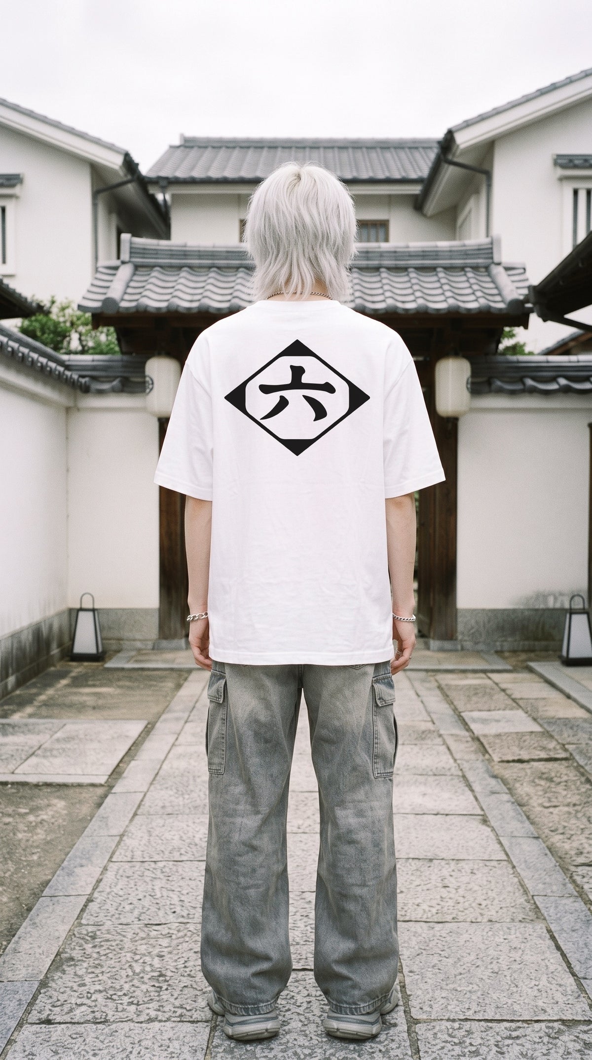 BYAKUYA | BLEACH | PREMIUM WHITE OVERSIZE TEE
