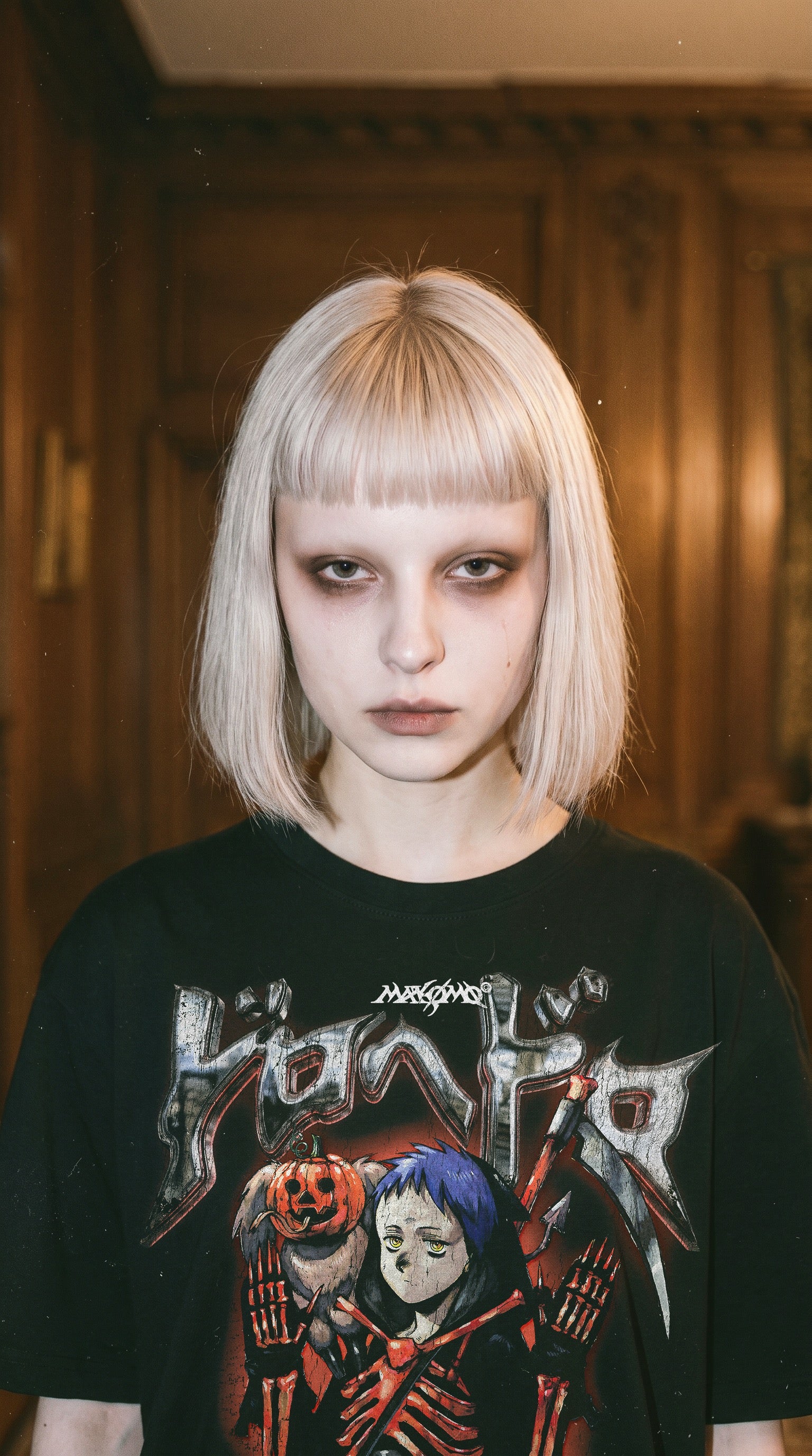 EBISU | DOROHEDORO | PREMIUM BLACK OVERSIZE TEE