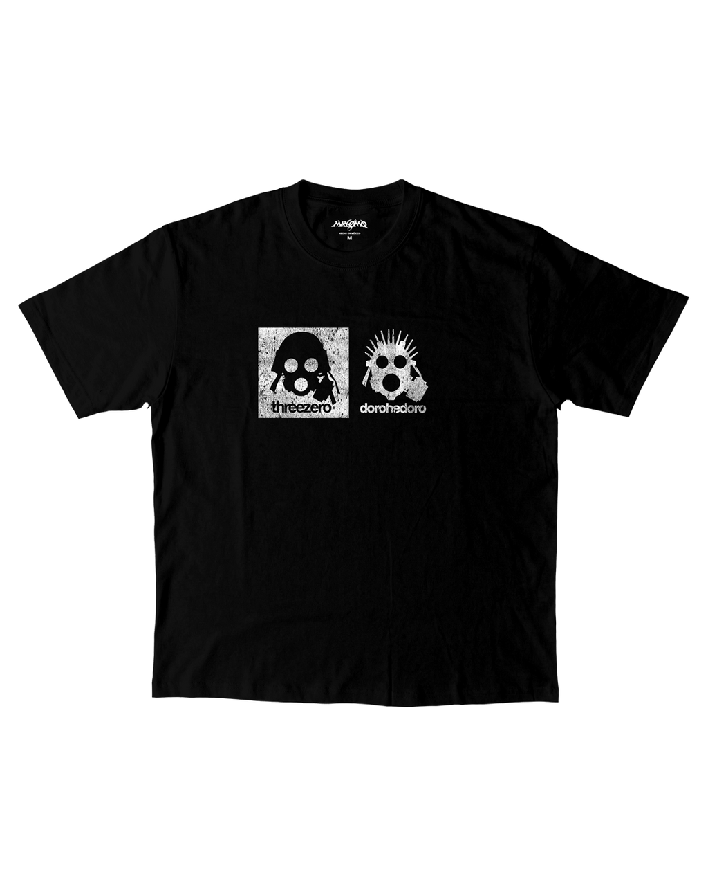 NIKAIDO & KAIMAN | DOROHEDORO | PREMIUM BLACK OVERSIZE TEE