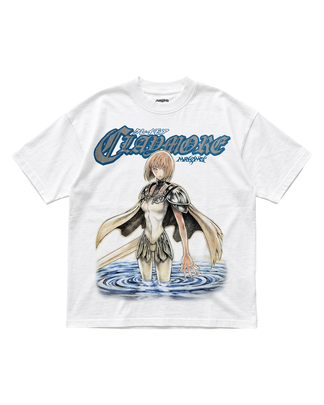 CLARE 7| CLAYMORE | PREMIUM WHITE OVERSIZE TEE