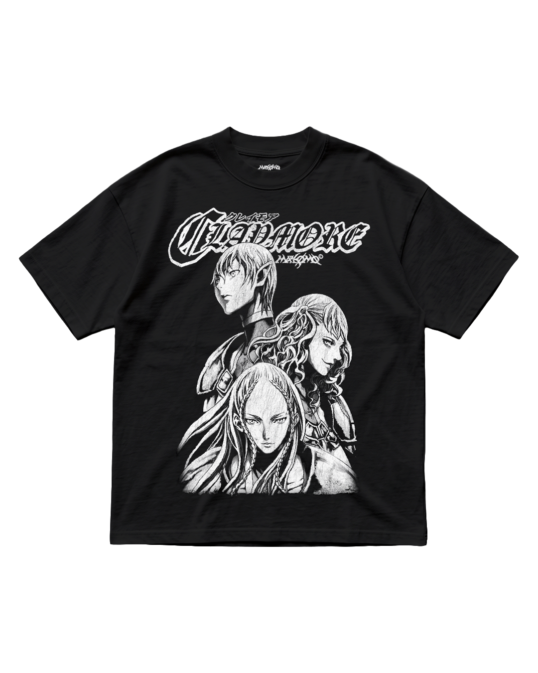 HUNT SQUAD | CLAYMORE | PREMIUM BLACK OVERSIZE TEE