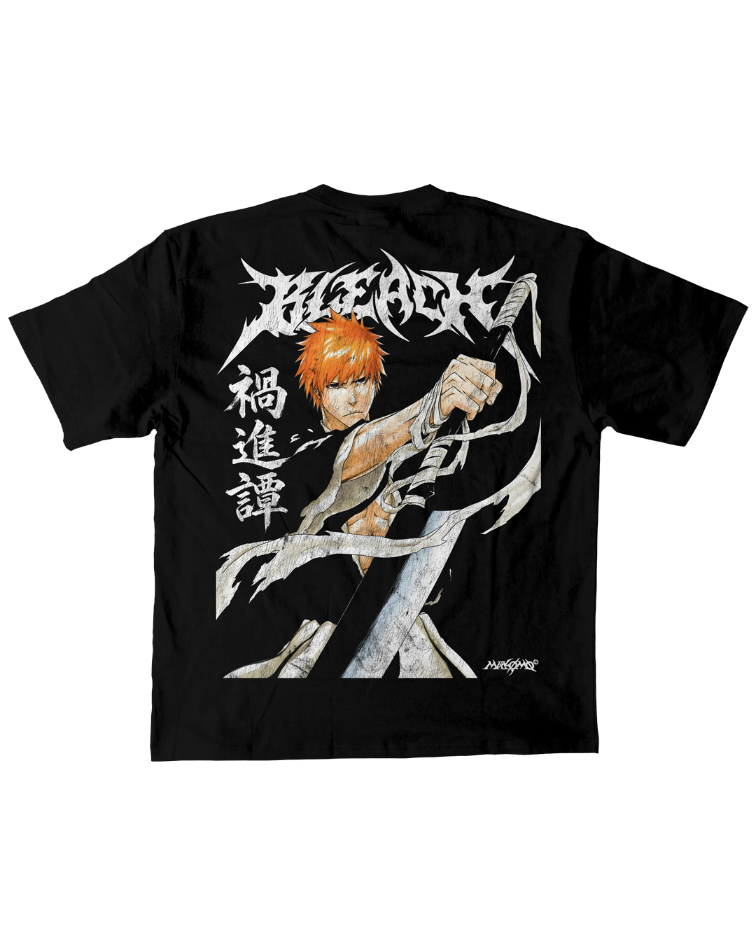 ICHIGO | BLEACH | PREMIUM BLACK OVERSIZE TEE