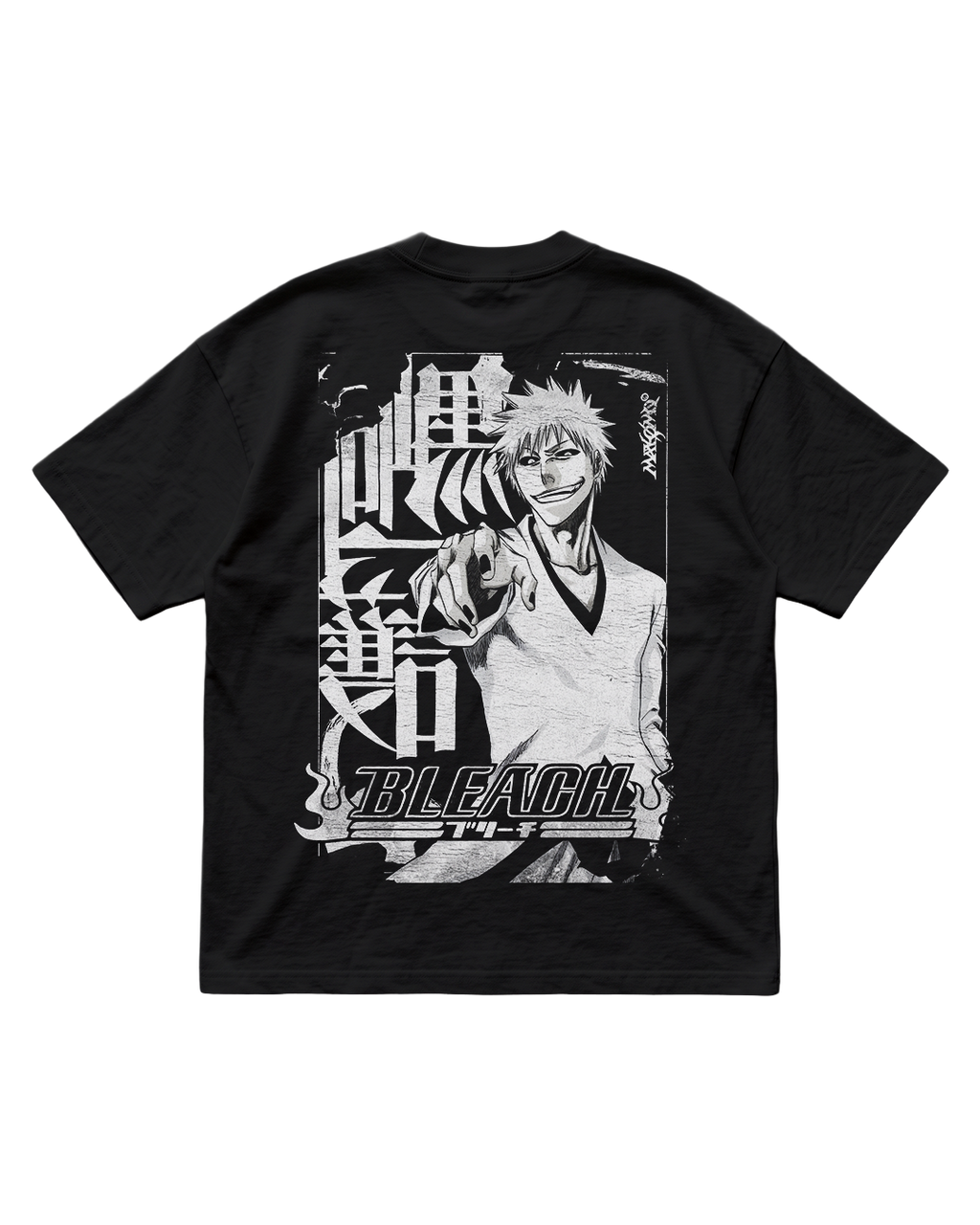 HOLLOW ICHIGO | BLEACH | PREMIUM BLACK OVERSIZE TEE