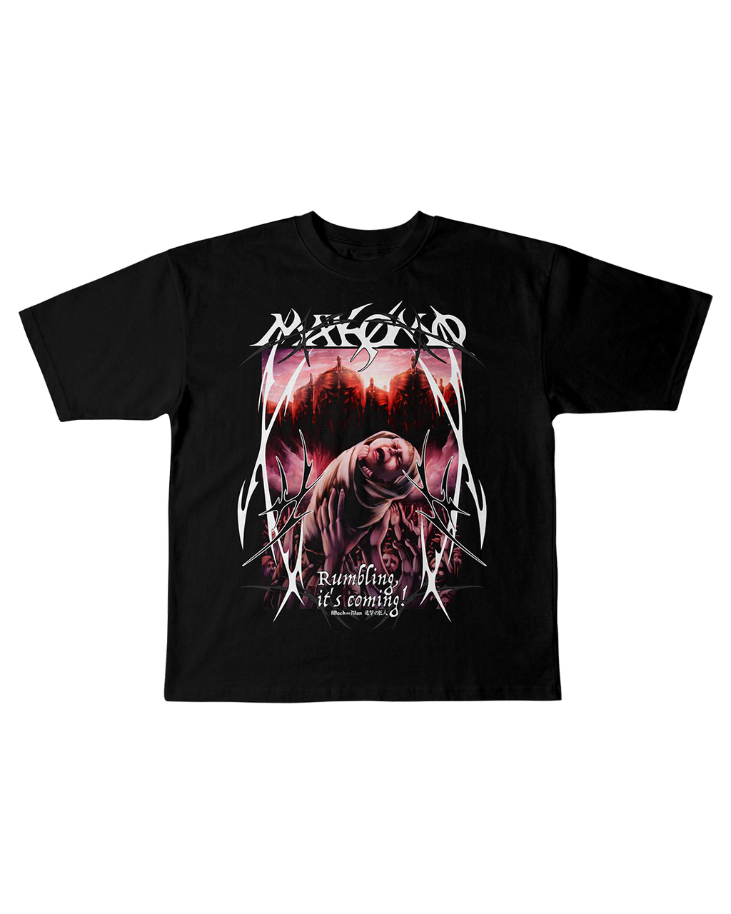 Playera RUMBLING México | MAKOMO