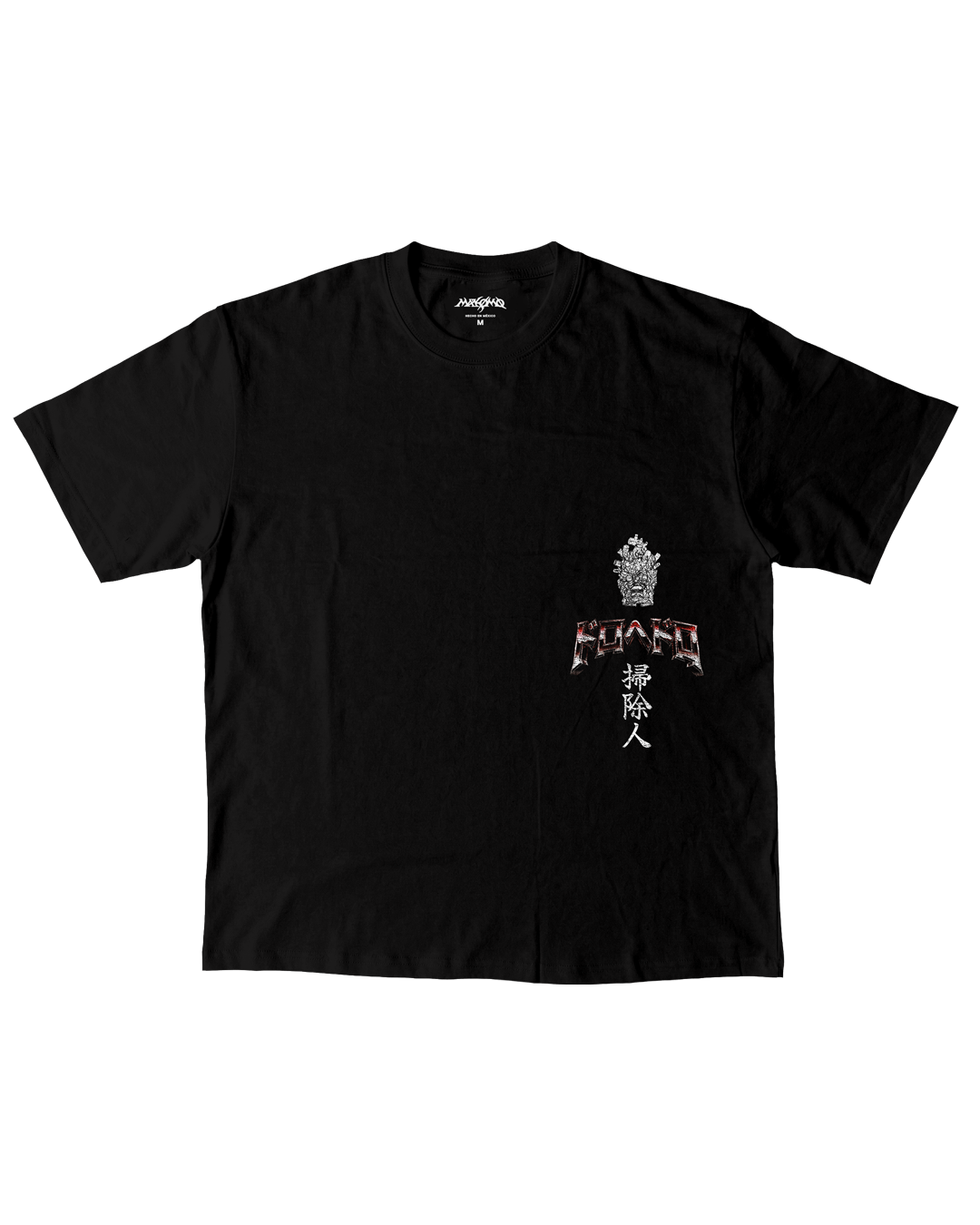 SHIN | DOROHEDORO | PREMIUM BLACK OVERSIZE TEE