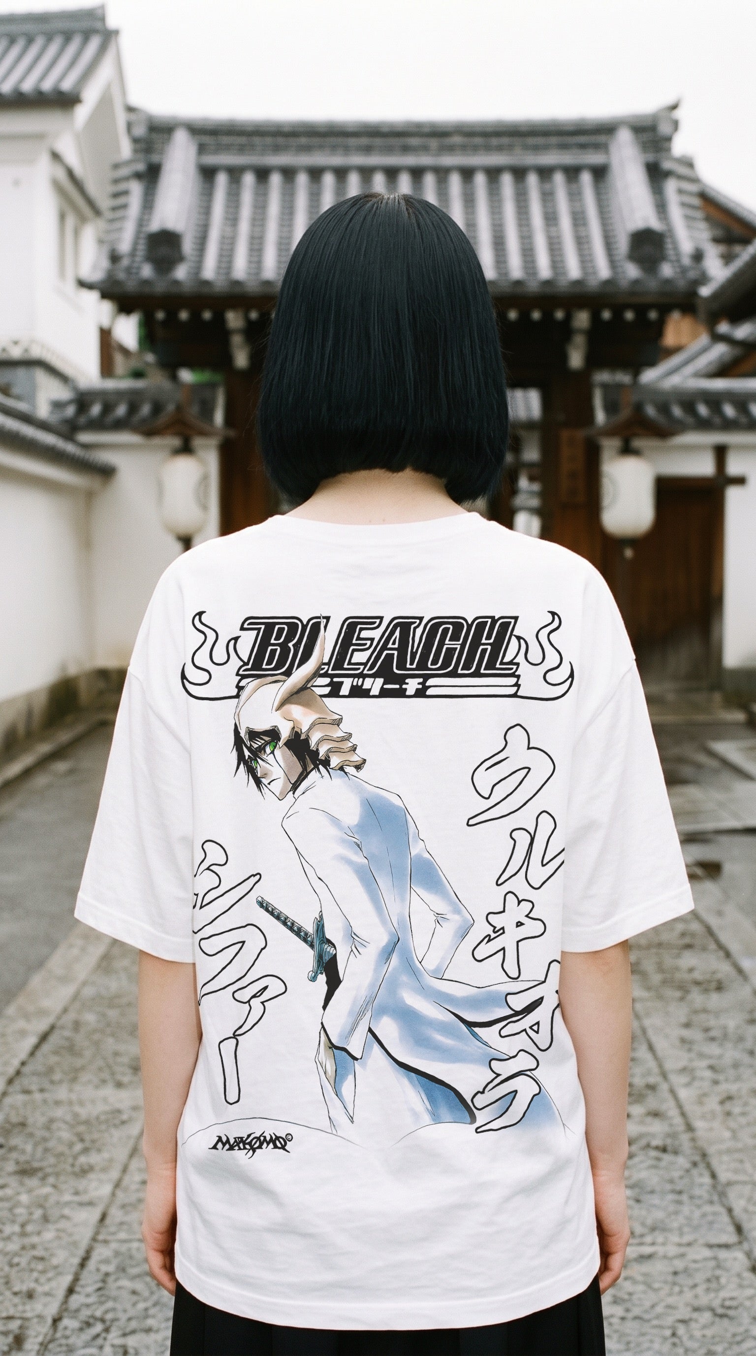 ULQUIORRA | BLEACH | PREMIUM WHITE OVERSIZE TEE