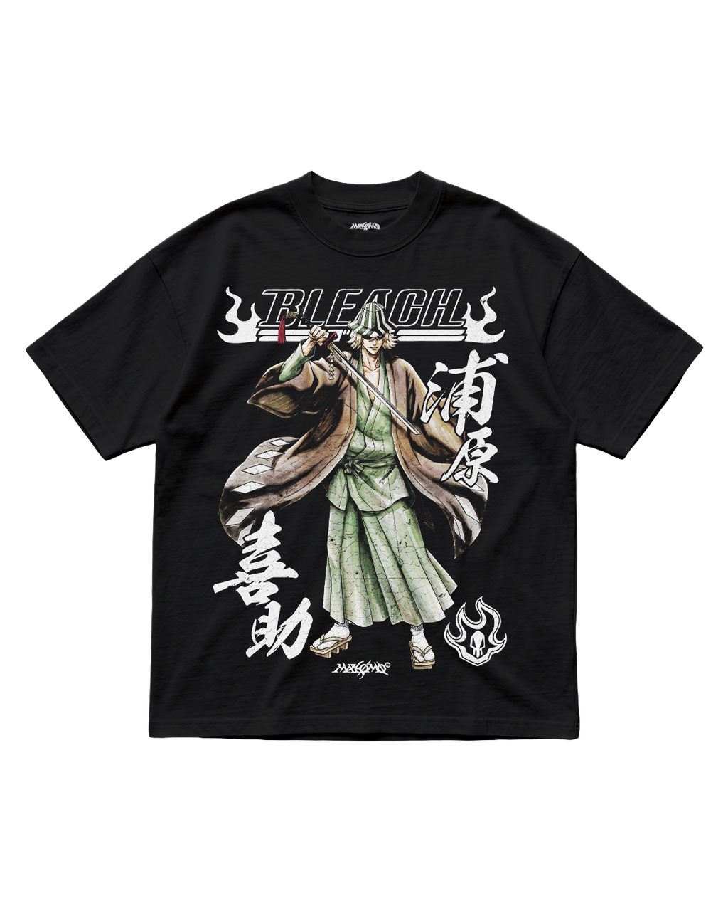 URAHARA | BLEACH | PREMIUM BLACK OVERSIZE TEE