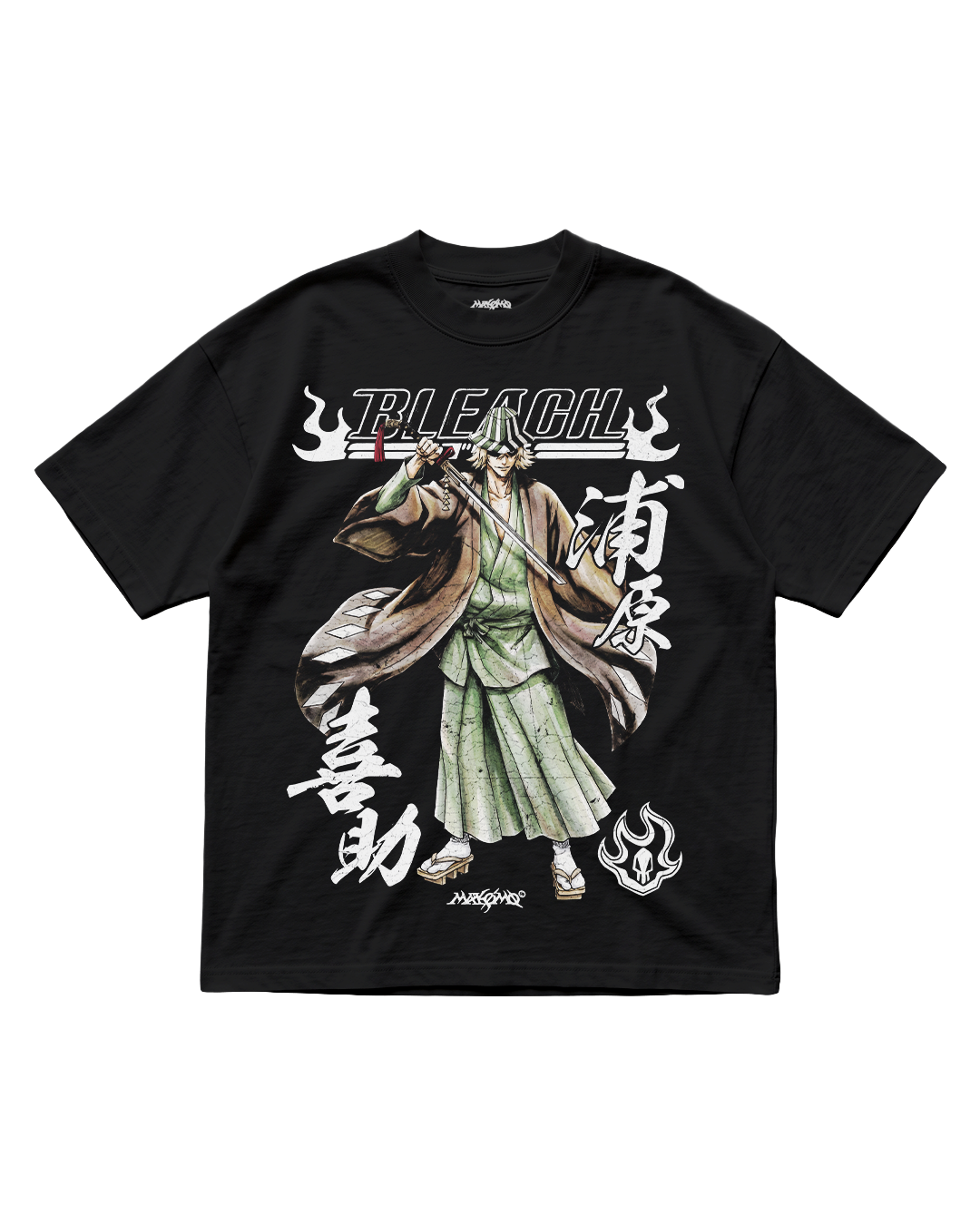 URAHARA | BLEACH | PREMIUM BLACK OVERSIZE TEE